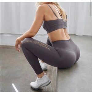 Gymshark Energy+ seamless leggings charcoal gray size S